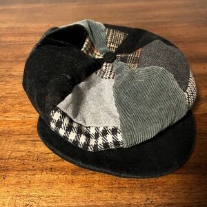 Patchwork Newsboy Cap
